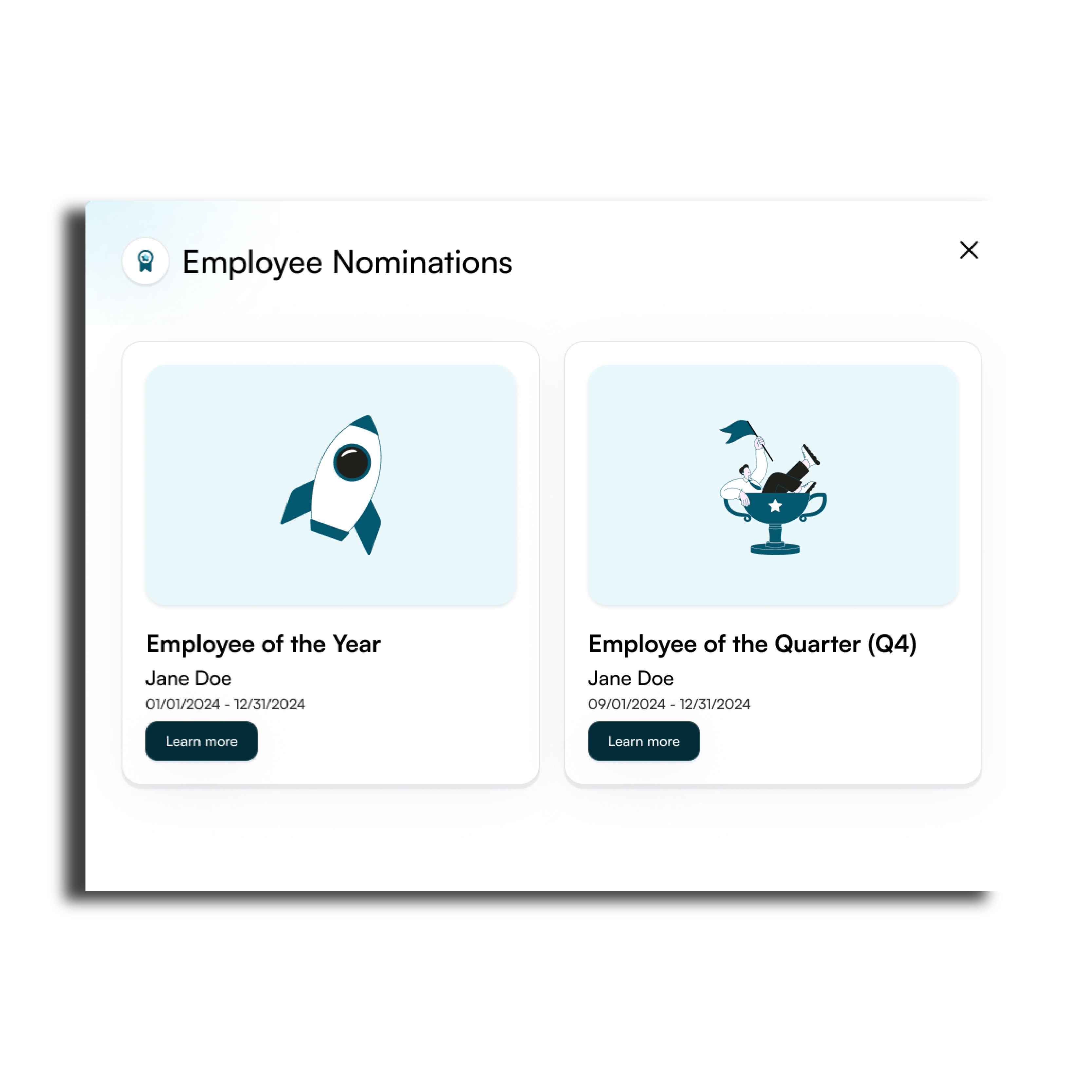 Recognition Drop Down Images_Badges