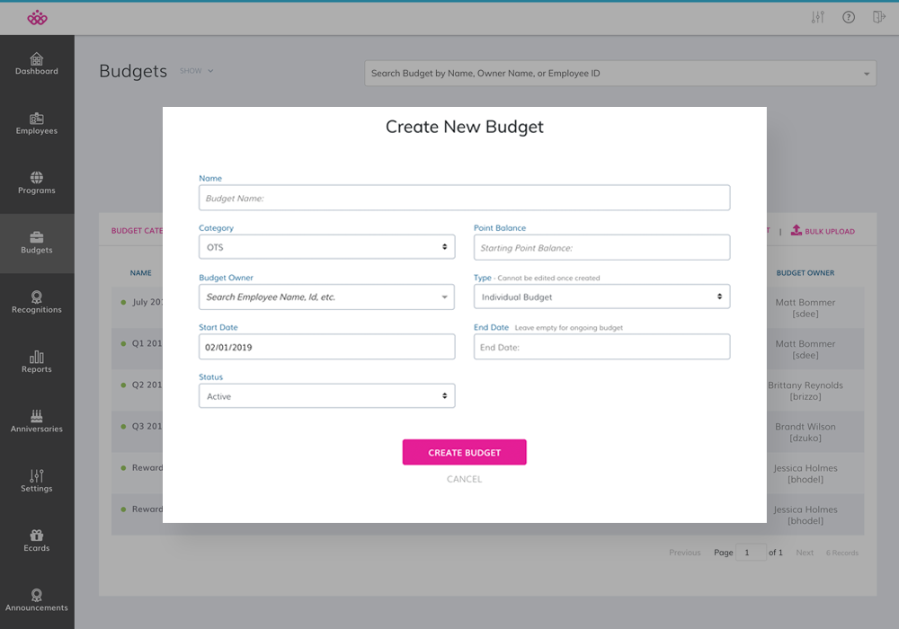 Employee Service Recognition Rewards Analytics Rewardian