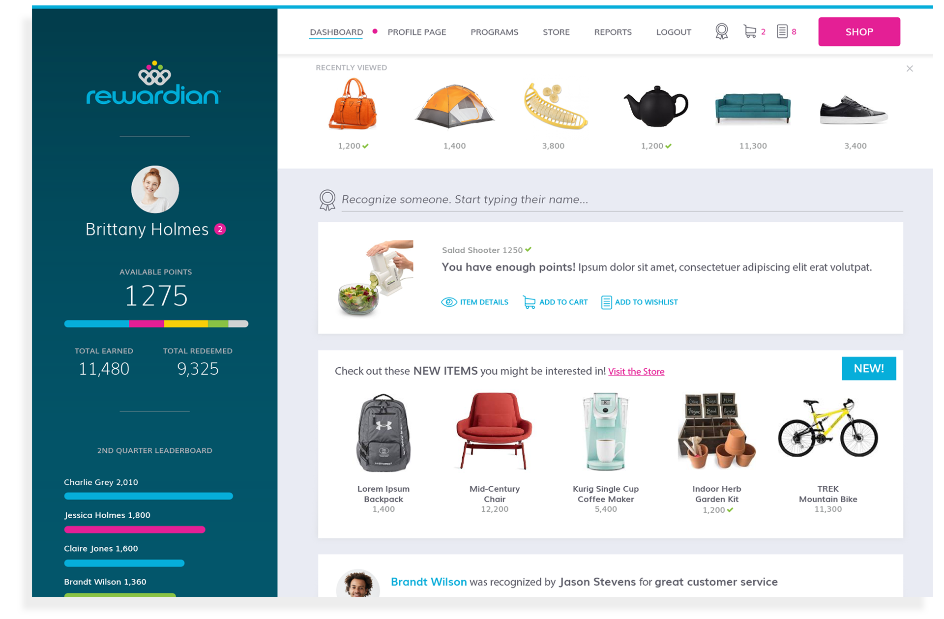 dashboard-home-shop-experience